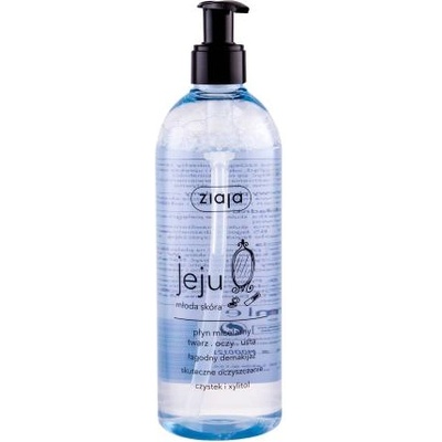 Ziaja Jeju 390 ml мицеларна вода без аромат за млада кожа за жени