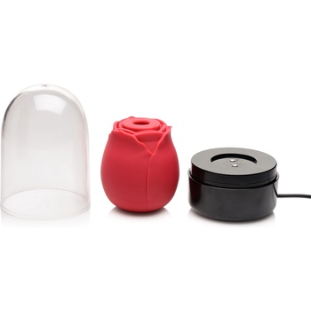 Image 1 of Bloomgasm Enchanted Rose 10X Clit Stimulator Red