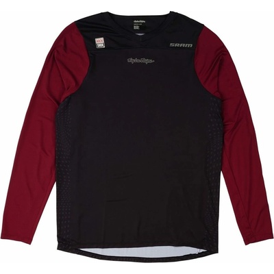 Troy Lee Designs Skyline x SRAM Radioscape Blk/Berry dlhý rukáv pánsky