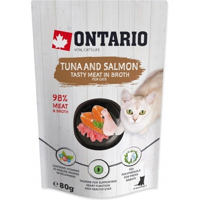 Ontario tuniak a losos v rosole 80 g