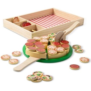 Melissa & Doug Дървена играчка Melissa & Doug - Пица, 36 части (6074863) - ozone