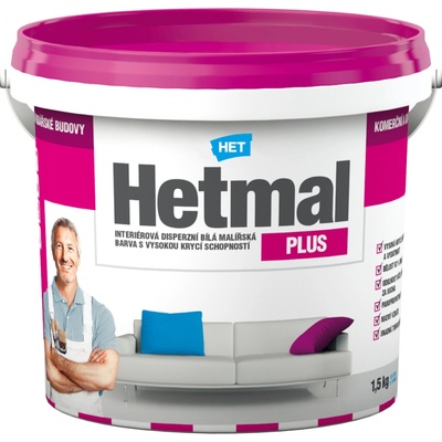 HET Hetmal Plus 1,5 kg biely