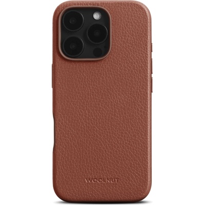 WOOLnut Leather Case for iPhone 16 Pro - Cognac (K-WN-IP16P-C-2892-CB)