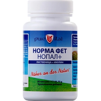 Image 1 of Vitalis Pharma Норма Фет Нопал + [60 капсули]