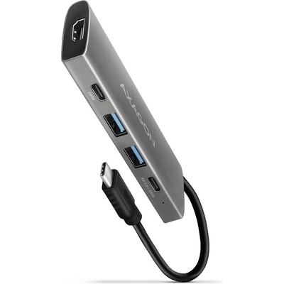HMC-5G21 2x USB-A + 2x USB-C + HDMI 4K/30Hz, USB-C 3.2 Gen 2 10Gbps (HMC-5G21)