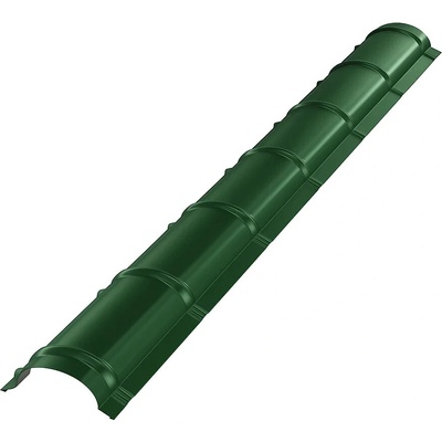 Bilka Veľký polkruhový hrebenáč 2000 x 290 mm 0.45 mm RAL 6005 machovozelená