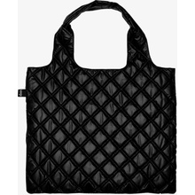 Prešívaná taška LOQI METALLIC Black Puffy Medium Bag