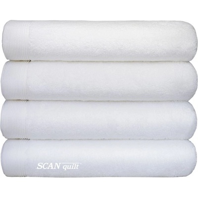 SCAN QUILT MODAL SOFT biela Bavlna/modal 50x100 cm