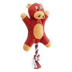 Ferplast Dog toy Pig - Кучешка играчка за дърпане и дъвчене - прасенце с въже, 27 см