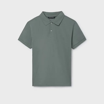 MAYORAL Поло тениска къс ръкав памук basic Зелен цвят за момче Mayoral