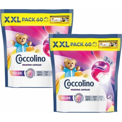 Coccolino Color 3v1 prací kapsule 2 x 60 PD
