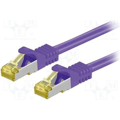 Goobay 91609 Patch S/FTP Cat 6a RJ45 vidlice z obou stran lanko Cu