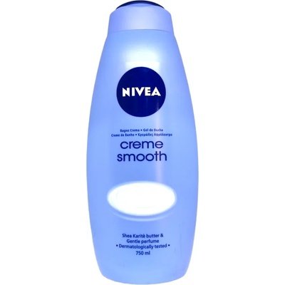 Nivea крем душ гел пяна за вана, Creme smooth, 750мл