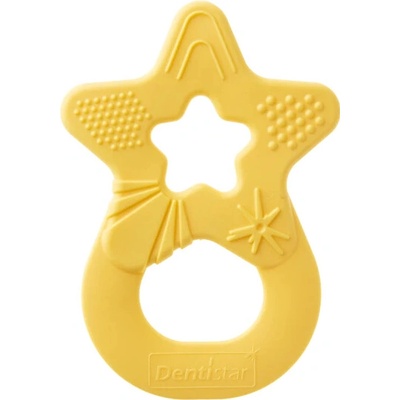 Dentistar Teether Star hryzadlo Hviezda žltá