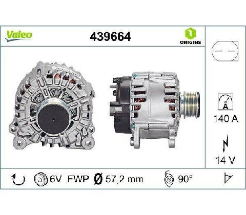 generátor VALEO 439664