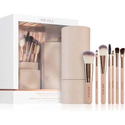 Zoë Ayla Makeup Brush Set 7 Piece комплкет четки с калъф
