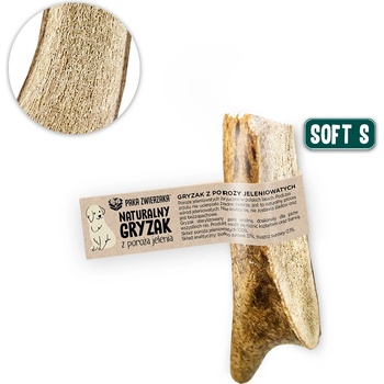 Paka Zwierzaka Естествена играчка за дъвчене, рога на елен SOFT S- 8-9 cm