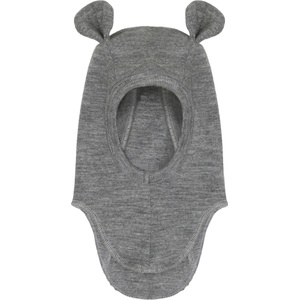 Huttelihut Детска зимна шапка (beanie) Huttelihut Kid's Balaclava Ears Wool Fleece Balaclava - Medium Grey Melange - размер 48 cm (904-6674-0111)