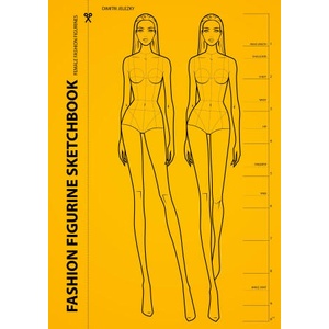 Fashion Figurine Sketchbook | Dimitri Jelezky (ISBN: 9783695170838)