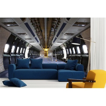 DIMEX ART s. r. o Самозалепваща се флизелинова фототапета поддръжка на самолет 375 x 250 см