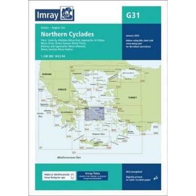 Imray Chart G31 - Northern Cyclades (Imray)(Sheet map, folded)