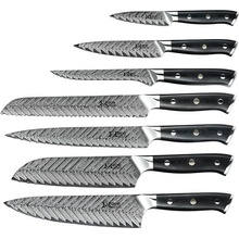 MaceMaker ELEGANTE SanMai Damaškové Kuchyňské nože sada 7 ks