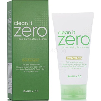 Banila Co Clean it Zero Pore Clarifying Foam Cleanser Cleansing Mousse почистваща пяна за лице унисекс 150 мл