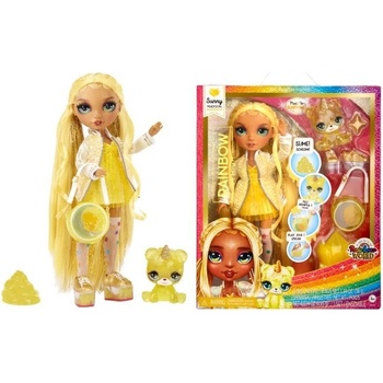 MGA Rainbow High Fashion Doll with Slime & Pet Sunny Madison