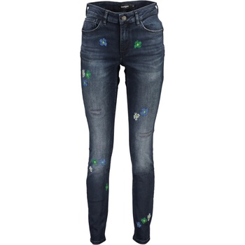 DESIGUAL Дамски дънки Desigual, Цвят Синьо (23WWDD17_BL5008)