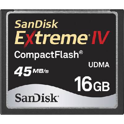 SanDisk CompactFlash Extreme IV 16 GB UDMA
