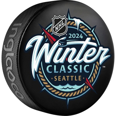 Inglasco / Sherwood Puk Winter Classic 2024 Seattle Souvenir Collectors Puck