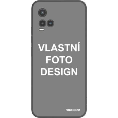 Pouzdro Picasee silikonové Vivo Y33s Vlastní design/motiv černé