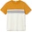 TWOTHIRDS Мъжка тениска TWOTHIRDS Plavi T-shirt - Ecru / Mustard - размер XL (216-7655-0114)