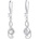 Silenti Jewelry Сребърни обеци "Музикална Нота