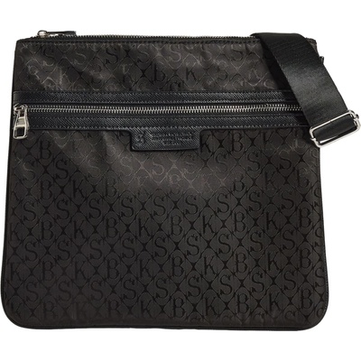 Bershka Чанта за през рамо тип преметка черно, размер One Size