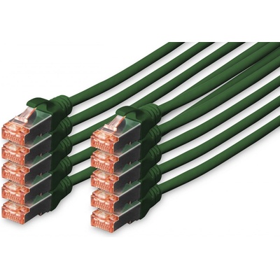 DK-1644-010-G-10 мрежов кабел Зелен 1 м Cat6 S/FTP (S-STP) (DK-1644-010-G-10)