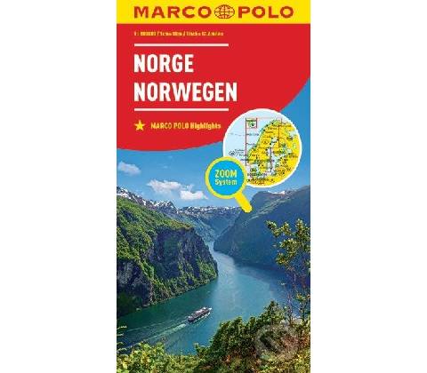 Norsko mapa ZoomSystem