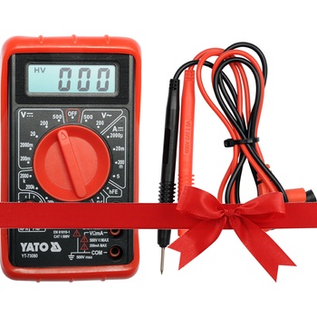 Yato Multimeter digitálny 120x70x24mm | YT-73080