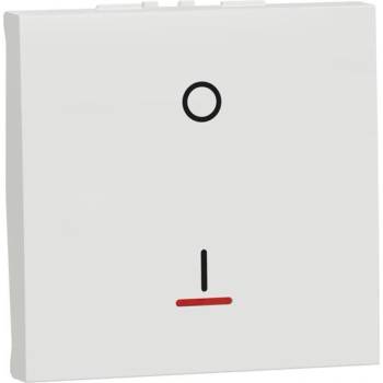 Schneider Electric SE Двуполюсен ключ 16А с индикатор 2 мод. цвят Бял Unica - NU326218S (NU326218S)