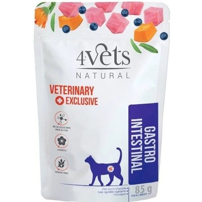 4Vets Cat Natural Veterinary Exclusive Gastro Intestinal 85 g