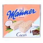 Manner Манер Хрупкави вафли с пълнеж от кокосов крем 75гр