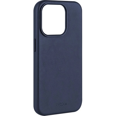 FIXED MagLeather калъф от естествена кожа с поддръжка на MagSafe за iPhone 15 Pro Max, син FIXLM-1203-BL (FIXLM-1203-BL)