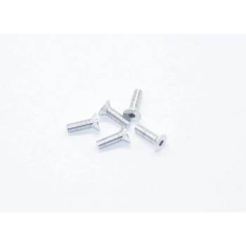 Arrowmax Alu Screw Allen Countersunk M3X10 Silver 7075 5 AM-14CS3010-S