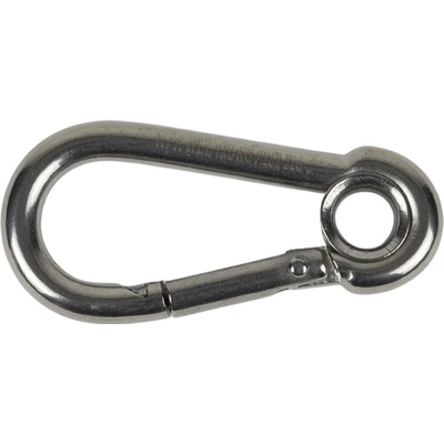 Karabina s okem DIN 5299A nerez A4 5x50mm