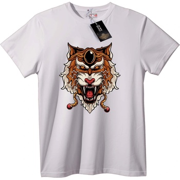 NOONEBRAND Тениска Тигров Дух - M, White