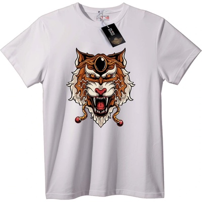 NOONEBRAND Тениска Тигров Дух - M, White
