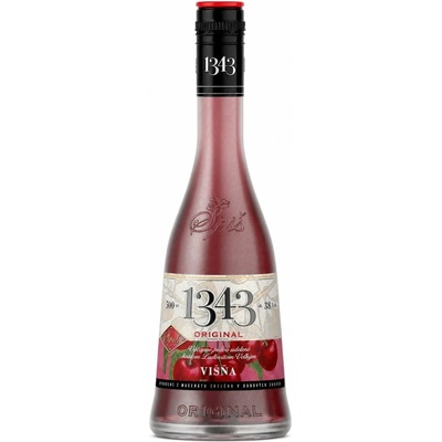 Spiš Originál 1343 Višňa 38% 0,5 l (čistá fľaša)