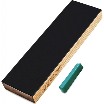 Beavercraft One-Side Leather Paddle Strop with Extra P01 LS4CP1