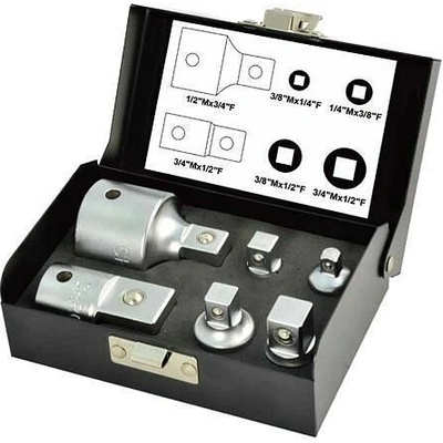 Sada hlavic whirlpower® 1616-0506, 1/4"+3/8"+1/2"+3/4", 6 dielna