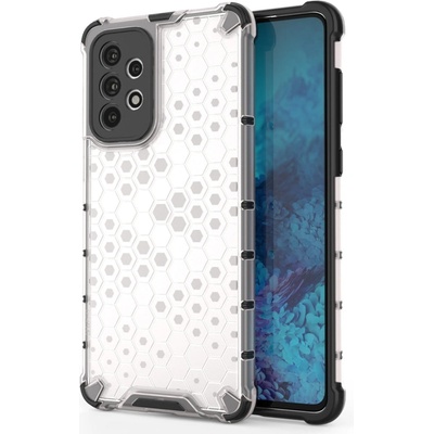 HQWear Калъф за телефон Honeycomb Armor с гел рамка за Samsung Galaxy A73, прозрачен (9145576244685)